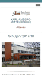 Mobile Screenshot of karl-amberg-schule-alzenau.de